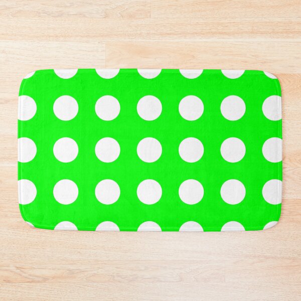 Item preview, White Polka Dots on Green* designed and sold by Goods4SaleNow.