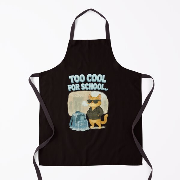 Item preview, Too Cool for School – Ice-Cold Cat Attitude designed and sold by Tadeusz1.