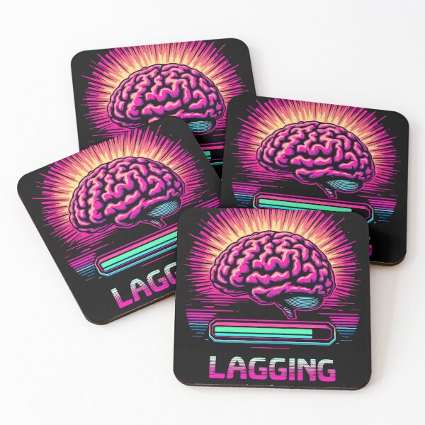 Item preview, A computer brain with a loading bar on it designed and sold by cafegrafis.
