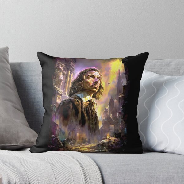Item preview, John Milton – Ruins of Heaven Portrait Tee designed and sold by Somnagraphs.