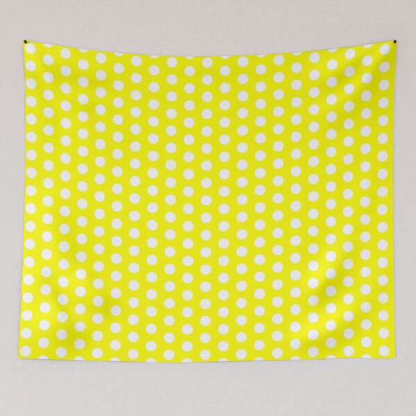 Item preview, White Polka Dots on Yellow* designed and sold by Goods4SaleNow.
