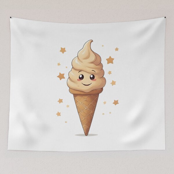 Item preview, Melting Ice Cream Aesthetic – Drippy Summer Art designed and sold by Pixel--Threads.