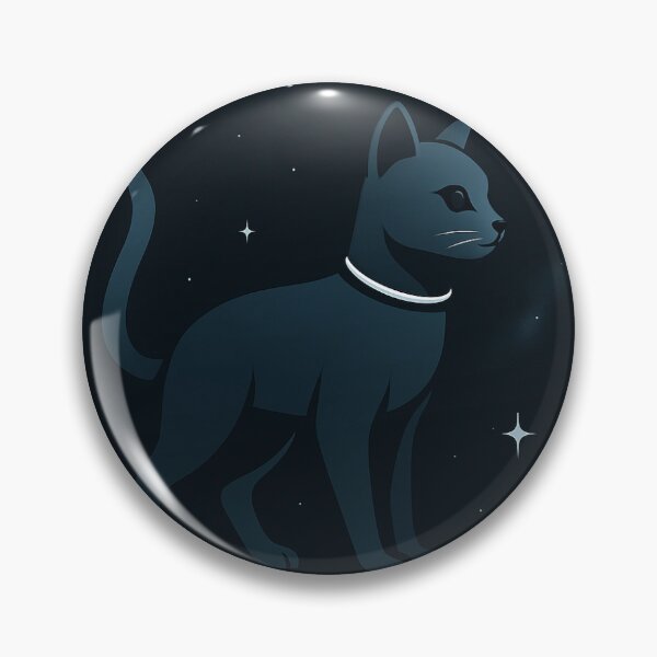 Item preview, Celestial Black Cat with Comet designed and sold by PufftailStudio.