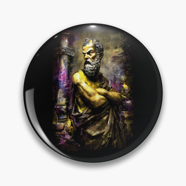 Item preview, Plato – Bronze Mind Portrait Tee designed and sold by Somnagraphs.