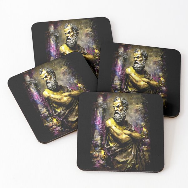 Item preview, Plato – Bronze Mind Portrait Tee designed and sold by Somnagraphs.