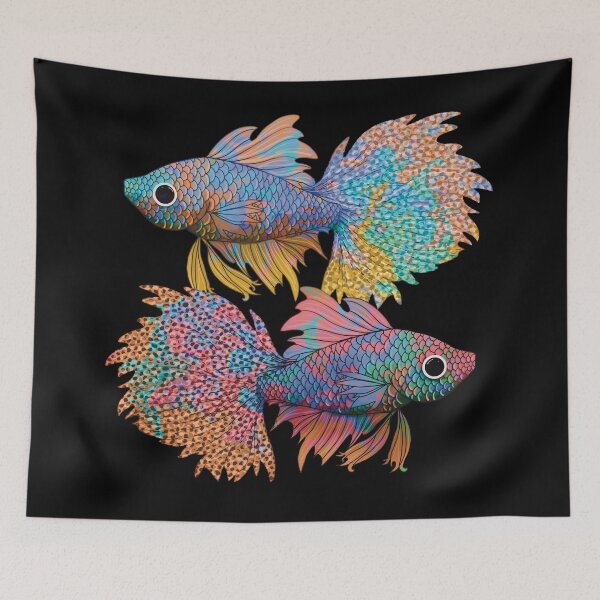 Item preview, Fighting Fish designed and sold by Karin Taylor.