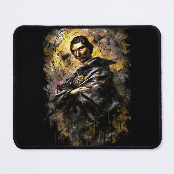 Item preview, Niccolò Machiavelli – The Schemer’s Portrait Tee designed and sold by Somnagraphs.