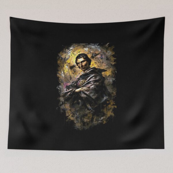 Item preview, Niccolò Machiavelli – The Schemer’s Portrait Tee designed and sold by Somnagraphs.