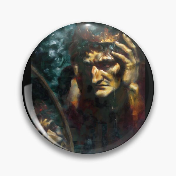 Item preview, Dante Alighieri – Crown of Reflection Portrait Tee designed and sold by Somnagraphs.