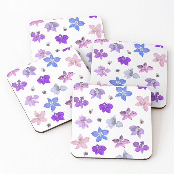 Item preview, Colourful Delphiniums designed and sold by SLaflower.