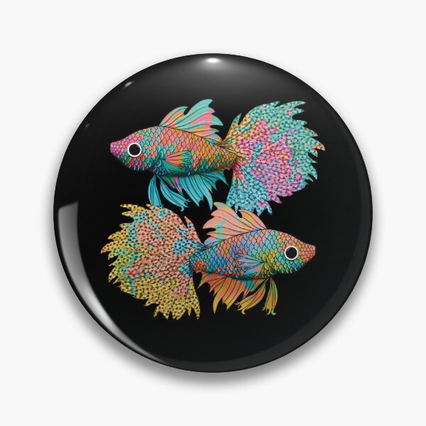 Item preview, Fighting Fish designed and sold by Karin Taylor.