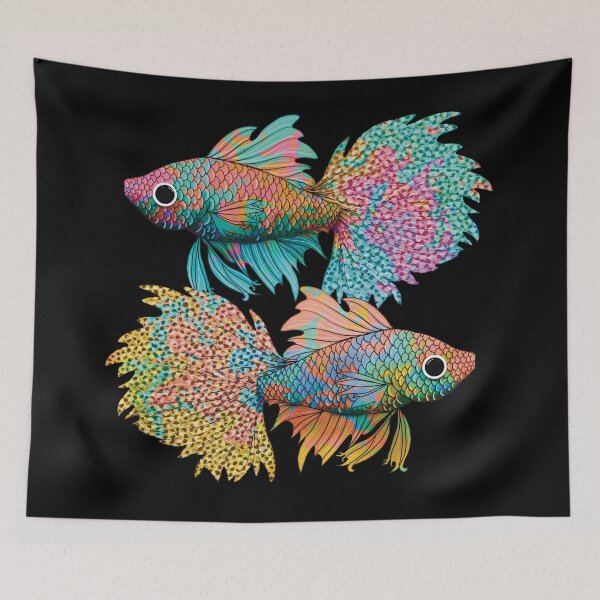 Item preview, Fighting Fish designed and sold by Karin Taylor.