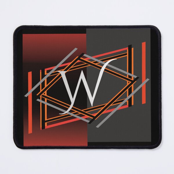Item preview, Cool Initial Art Design W designed and sold by RGSMOOTHFINGER.