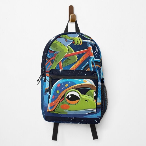 Item preview, A frog riding a bicycle in space designed and sold by 5-Star-Shopper.