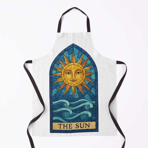 Item preview, The Sun Tarot Stained Glass Mosaic Art designed and sold by Broken Minimalister.