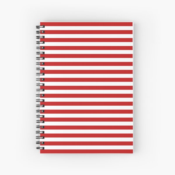Item preview, White and red horizontal lines designed and sold by Nova Órbita.