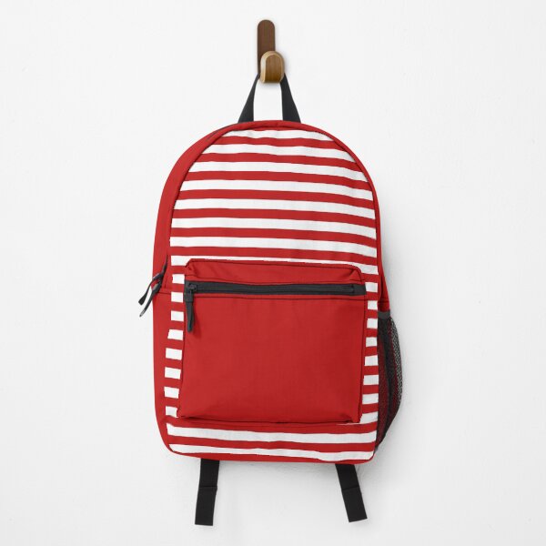 Item preview, White and red horizontal lines designed and sold by Nova Órbita.