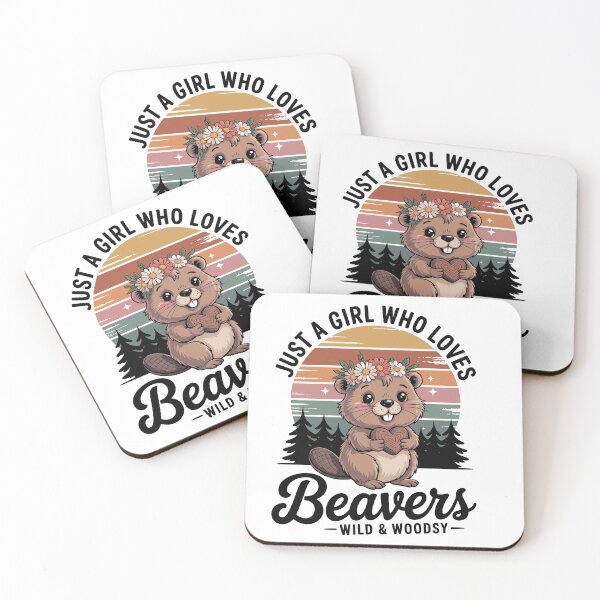Item preview, Just a girl who loves Beavers designed and sold by Kpmerchify.