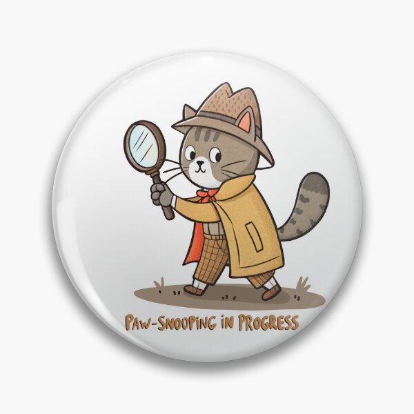 Item preview, Purr-ivate Investigator on Duty designed and sold by SibMa.