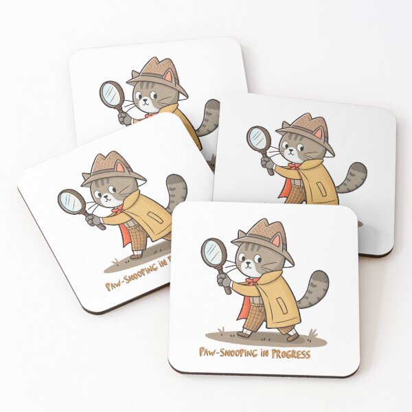 Item preview, Purr-ivate Investigator on Duty designed and sold by SibMa.