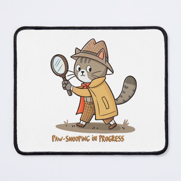 Item preview, Purr-ivate Investigator on Duty designed and sold by SibMa.
