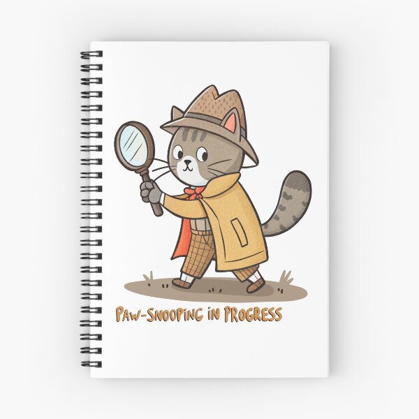 Item preview, Purr-ivate Investigator on Duty designed and sold by SibMa.