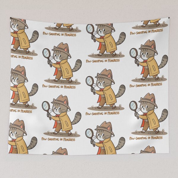 Item preview, Purr-ivate Investigator on Duty designed and sold by SibMa.