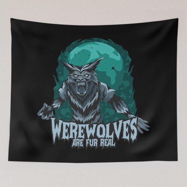 Item preview, Halloween Vintage - Werewolves Are Fur Real designed and sold by DIRTYSKETCHH.