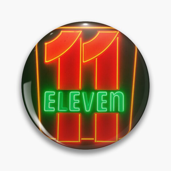 Aperçu de l'œuvre ONZE /11 Néon créée et vendue par stickeeyard.