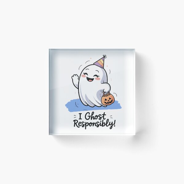 Item preview, Funny Cute Ghost With Sassy Halloween designed and sold by Nathaphat514.
