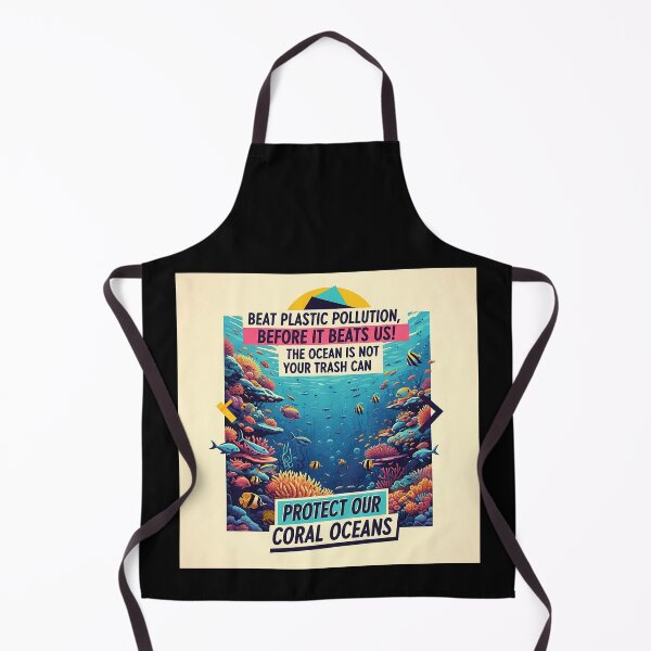 Item preview, Vintage 80s Style Graphic "Protect Our Coral Oceans" designed and sold by ART-POD-PL.