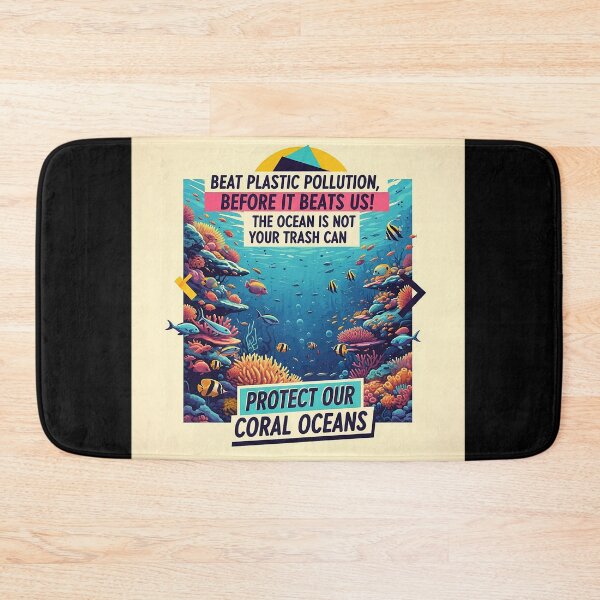 Item preview, Vintage 80s Style Graphic "Protect Our Coral Oceans" designed and sold by ART-POD-PL.