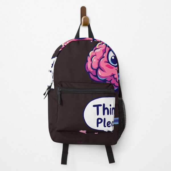 Item preview, Cartoon brain with a thought bubble saying thinking please wait designed and sold by cafegrafis.
