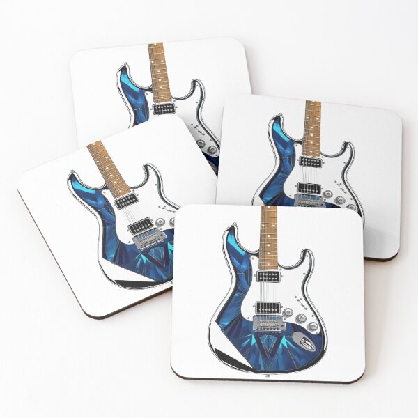 Item preview, Gorgeous Shiny Blue Guitar  designed and sold by Koko Doko.