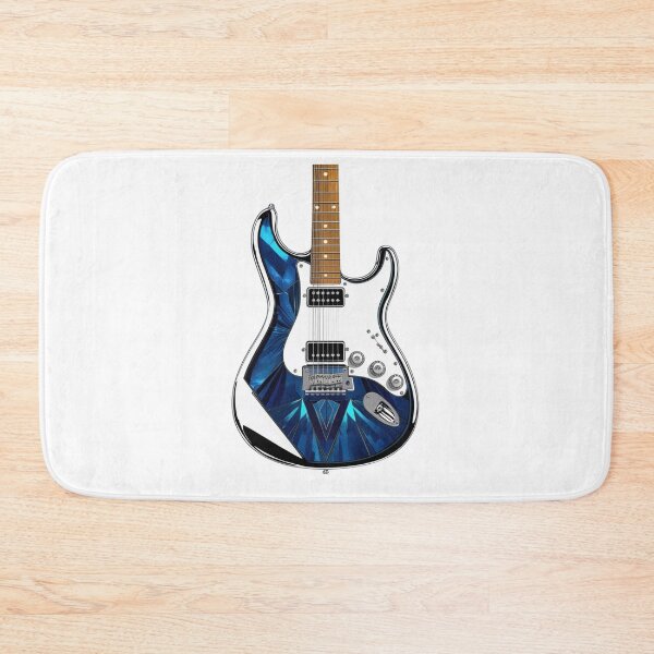 Item preview, Gorgeous Shiny Blue Guitar  designed and sold by Koko Doko.