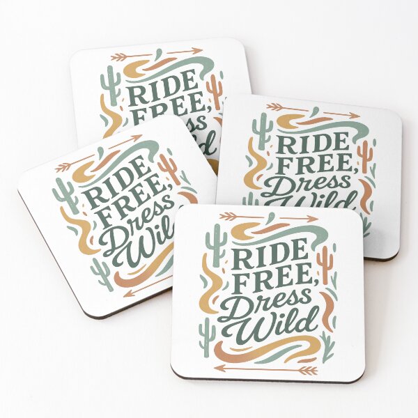 Item preview, Ride Free, Dress Wild | Bohemian Desert Adventure | Wanderlust Western Art designed and sold by KAYJAY DESIGNS.