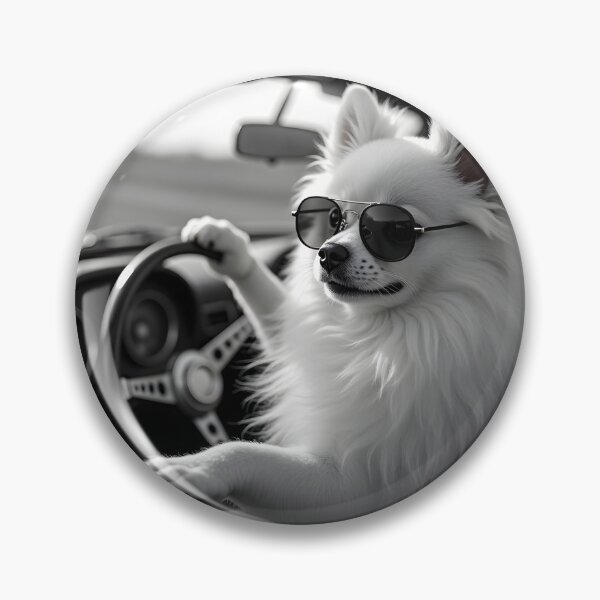 Item preview, Driving Pomeranian designed and sold by Code Pet sometimes Sleep.