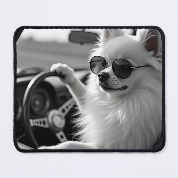 Item preview, Driving Pomeranian designed and sold by Code Pet sometimes Sleep.