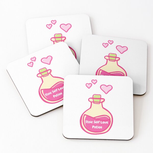 Item preview, Stoic Self Love Potion: A Simple Reminder for Wellbeing and Positivity designed and sold by LexaArtworks.