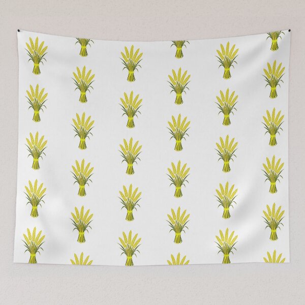 Item preview, Spikelet of wheat ears bunch. Hand drawn vector sketch. designed and sold by Redindys.