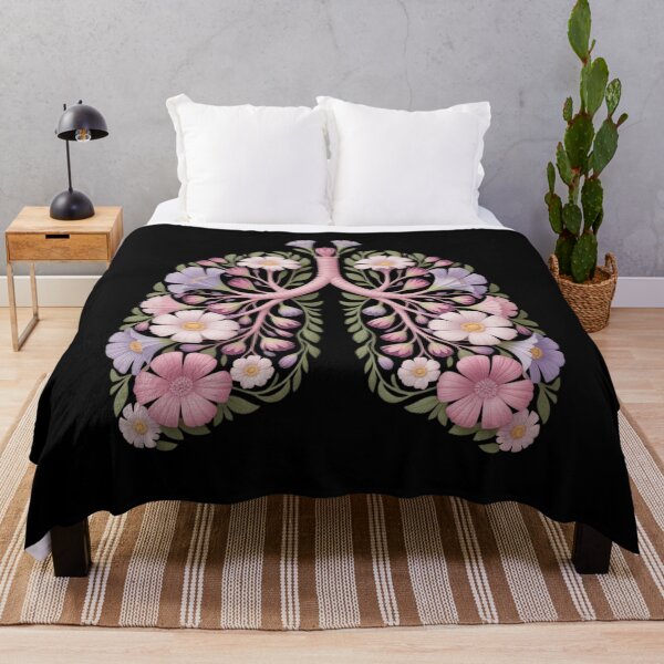 Item preview, Floral Lungs Respiratory Blossoming Breath Speaks Health designed and sold by Magzars.