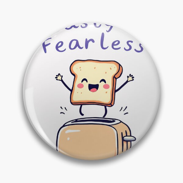 Item preview, There is a toasty and fearless toaster with a toaster on top designed and sold by cafegrafis.