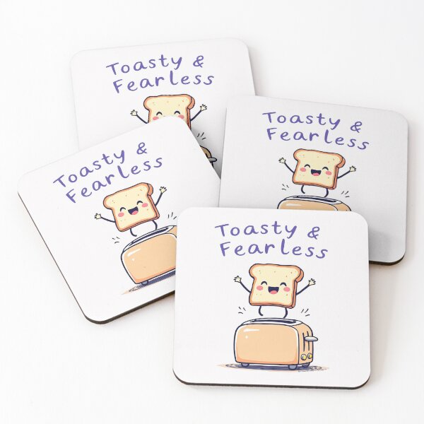 Item preview, There is a toasty and fearless toaster with a toaster on top designed and sold by cafegrafis.
