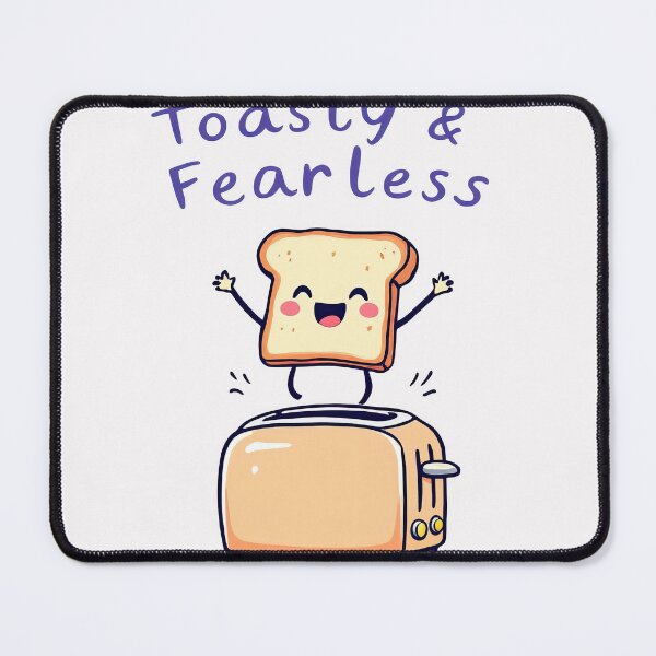 Item preview, There is a toasty and fearless toaster with a toaster on top designed and sold by cafegrafis.