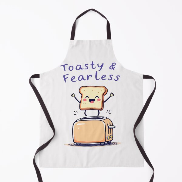 Item preview, There is a toasty and fearless toaster with a toaster on top designed and sold by cafegrafis.