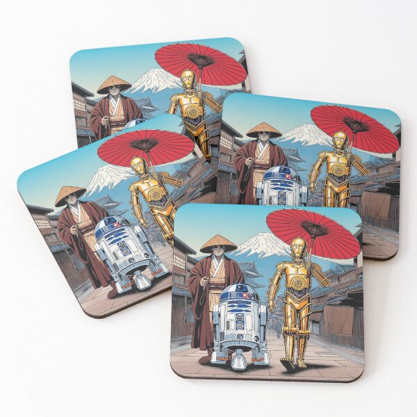 Item preview, Classic sci-fi movie droids and force master enjoy a trip to Japan designed and sold by SammyMorry.