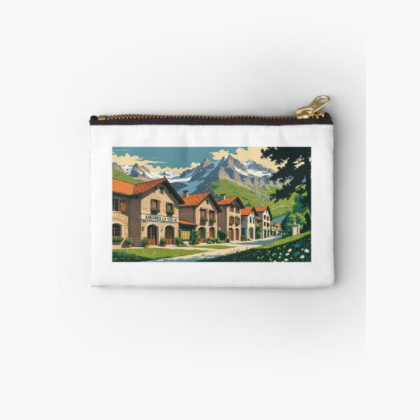 Item preview, Andorra la Vella – vintage mountain design and alpine architecture designed and sold by StormArte.