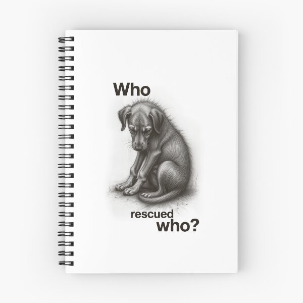 Item preview, DOG Who rescued who ? designed and sold by HiresFilm.