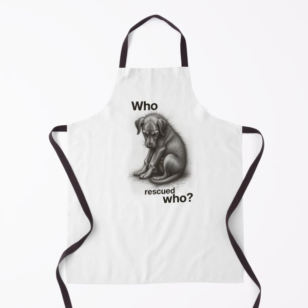 Item preview, DOG Who rescued who ? designed and sold by HiresFilm.