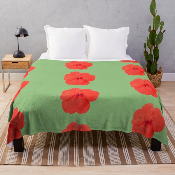 Item preview, Impatiens Walleriana Botanical Print designed and sold by bvdesignart.